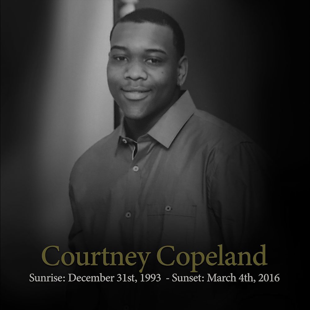 THJInitiative's tweet photo. Courtney Copeland was a good friend, a team player, and a competitive athlete. Courtney’s mother, Shapearl, started the Courtney Copeland Memorial Foundation in memory of her son, to help inner city kids find stability and success. #justiceforcourtneycopeland #THJDigitalMemorial https://t.co/euvOZtw3Yz