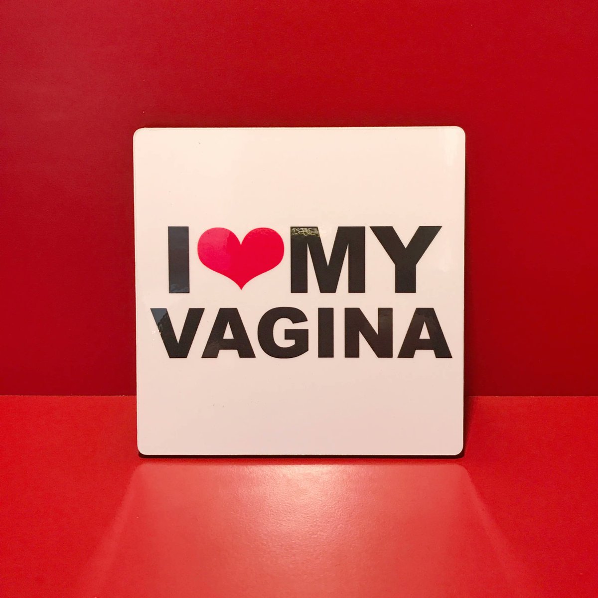 lustbrighton's tweet photo. I Love my Vagina Coaster £2.50⠀
Lust! endorses this message. ⠀
.
#cuppa https://t.co/ysmbUPfu6F