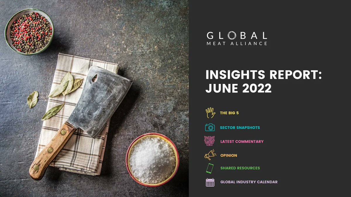 Our June Monthly Insights Report is now out! In this month’s report we look at: • World Iron Awareness Week • COP27 updates • Our next GMA Presents • much more. Want future updates from the global meat sector? Join our database 👇 buff.ly/3bCjwRQ