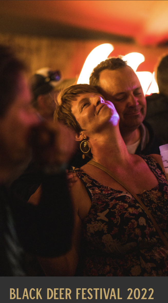 unhippyman's tweet photo. Thank you ⁦@blackdeerfest⁩ for capturing and posting this wonderful “in the moment” snap. What a wonderful festival. See you next year! Guessing it was at the ⁦@RobVincentMusic⁩ gig https://t.co/pZ3wn0lfHH