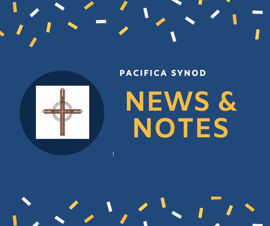 Pacifica Synod News &amp; Notes - June 29, 2022
conta.cc/3NvBTVL