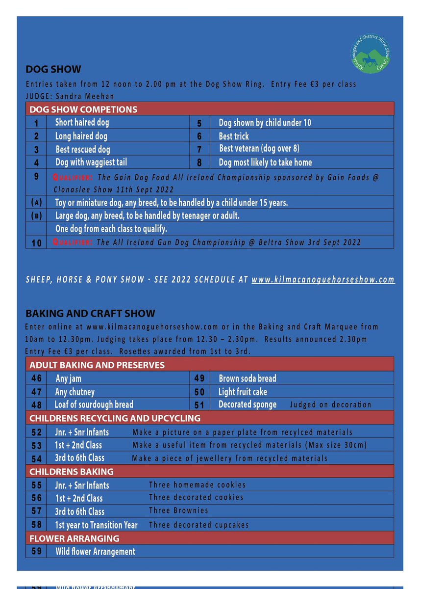Kilmacanogue Show (@kilmacshow) on Twitter photo Check out the new classes you can ente at our 50th show ...for any proud bakers, thus could be your moment to shine! #FamilyFunDay Please share <a href="/bray_ie/">bray.ie</a> <a href="/BrayPeople/">Bray People</a> <a href="/Kilmacanoguev/">Kilmacanogue Village</a> @visitwicklow <a href="/WicklowPeople/">Wicklow People</a> <a href="/wicklowcoco/">Wicklow County Council</a> <a href="/WicklowThisWeek/">WicklowThisWeek</a> Check out the new classes you can ente at our 50th show ...for any proud bakers, thus could be your moment to shine! #FamilyFunDay Please share <a href="/bray_ie/">bray.ie</a> <a href="/BrayPeople/">Bray People</a> <a href="/Kilmacanoguev/">Kilmacanogue Village</a> @visitwicklow <a href="/WicklowPeople/">Wicklow People</a> <a href="/wicklowcoco/">Wicklow County Council</a> <a href="/WicklowThisWeek/">WicklowThisWeek</a>