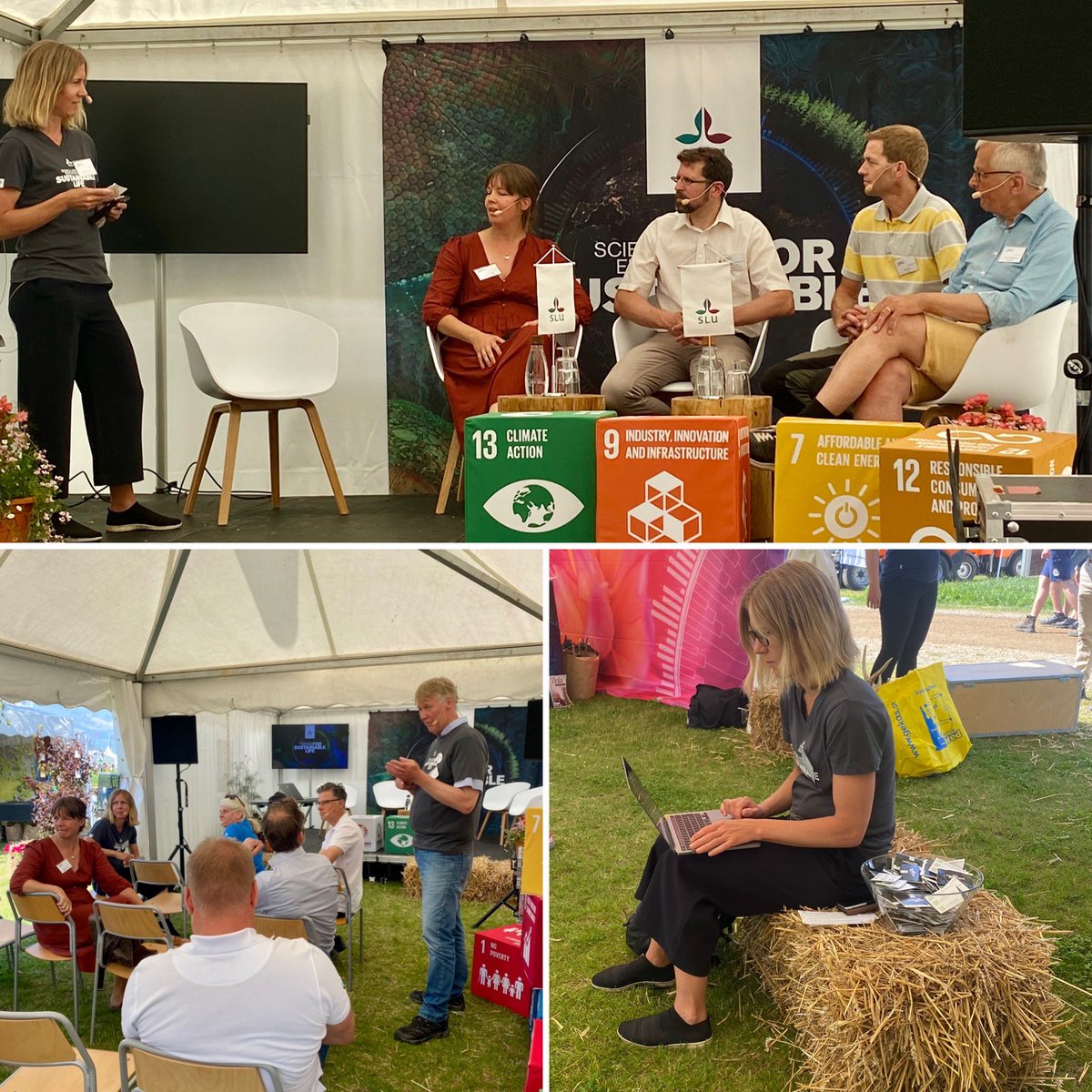 Today we and SLU colleagues together with representatives from authorities, branch organisations and companies, had the opportunity to talk to farmers about the greatness of the biogas system. The interest in Sweden is increasing, for both biogas and bio-fertiliser. Fun day!