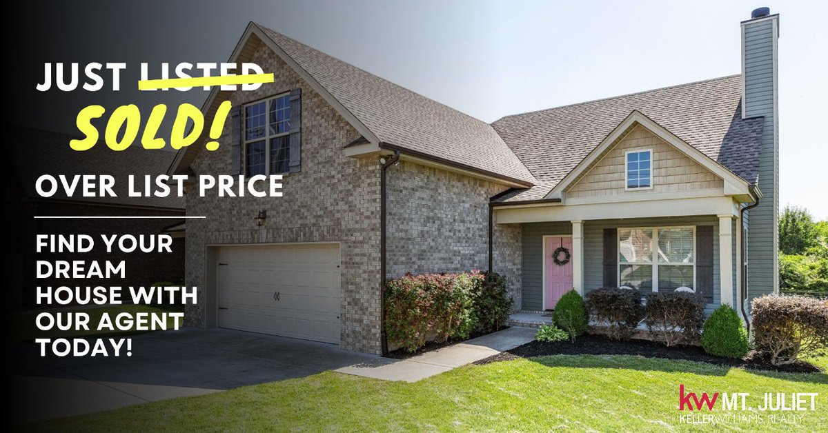 HamiltonHomesGr's tweet photo. 🌟 JUST SOLD 🌟
📍1028 Harper Dean Way, Gallatin, TN

Congratulations to my client, Carly, on the sale of her beautiful home! 🎉 This property got multiple offers and sold over listing price ✨

Send me a message now!👇🏻
📲 615-405-2411
📧 amy@hamiltonhomesgroup.com https://t.co/MjQNNCypoI