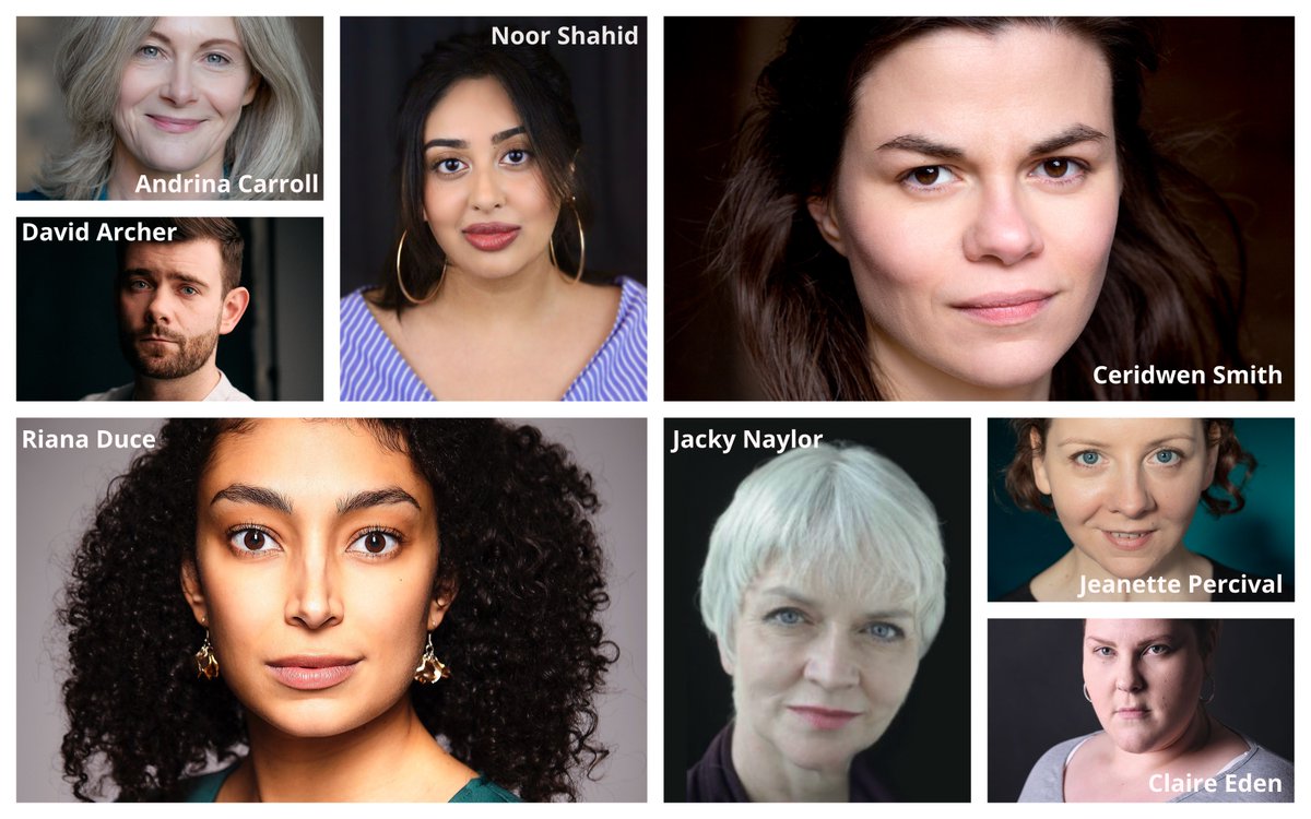 Stephen Joseph Theatre (@thesjt) on Twitter photo Introducing our cast for tomorrow's reading @LilyBevan's HEN! 🍾
<a href="/Davidarcher93/">David Archer</a>, <a href="/AndrinaCarroll/">Andrina Carroll💙</a>, Riana Duce, <a href="/FairyEden/">Claire Eden</a>, Jacky Naylor, <a href="/percivaljean/">Jeanette Percival</a>, Noor Shahid and <a href="/CeridwenSmith/">Ceridwen Smith</a> will be on a night full of surprises on the slopes of Cadair Idris...
sjt.uk.com/event/1345/sjt… Introducing our cast for tomorrow's reading @LilyBevan's HEN! 🍾
<a href="/Davidarcher93/">David Archer</a>, <a href="/AndrinaCarroll/">Andrina Carroll💙</a>, Riana Duce, <a href="/FairyEden/">Claire Eden</a>, Jacky Naylor, <a href="/percivaljean/">Jeanette Percival</a>, Noor Shahid and <a href="/CeridwenSmith/">Ceridwen Smith</a> will be on a night full of surprises on the slopes of Cadair Idris...
sjt.uk.com/event/1345/sjt…