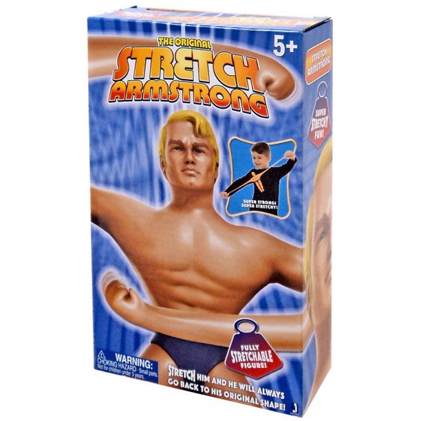 Holy shit! I just realized that Donald Trump is Stretch Armstrong. It was right there in front of us all along. How did we not see it?