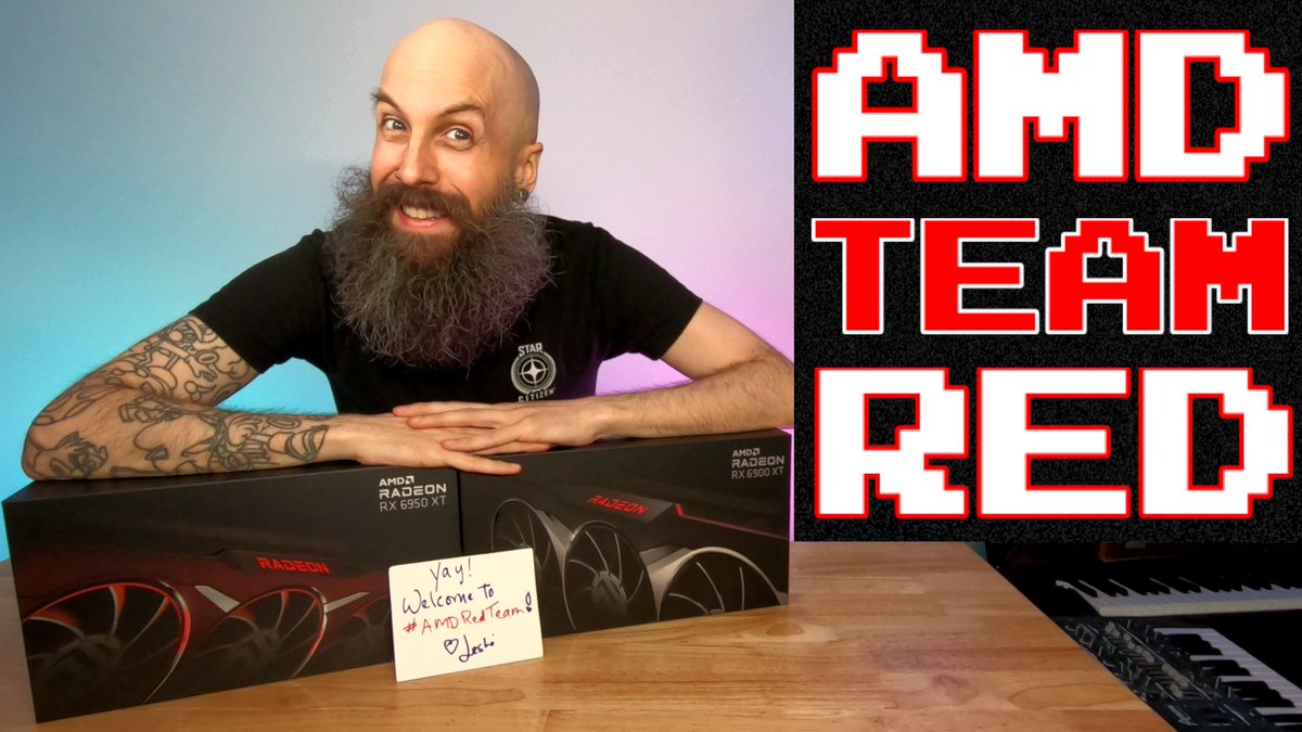 enderprize's tweet photo. I'm delighted to announce my official partnership with AMD!! π₯Excited to be a part of AMD TEAM REDπ₯
@AMDGaming #AMDTeamRed https://t.co/GKjPBbBnJn