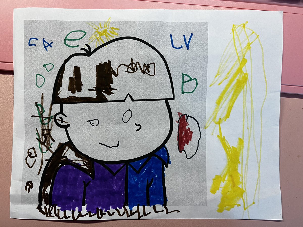 One of my kiddos made another Franklin 😍 The feets kill me! Figured you like to see this <a href="/MattBurnsComics/">Matt Burns (Embey)</a> 💕