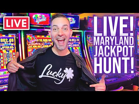 ❗️LIVE Jackpot Hunt for $1.4M &#127920; LIVE! Casino Hotel Maryland