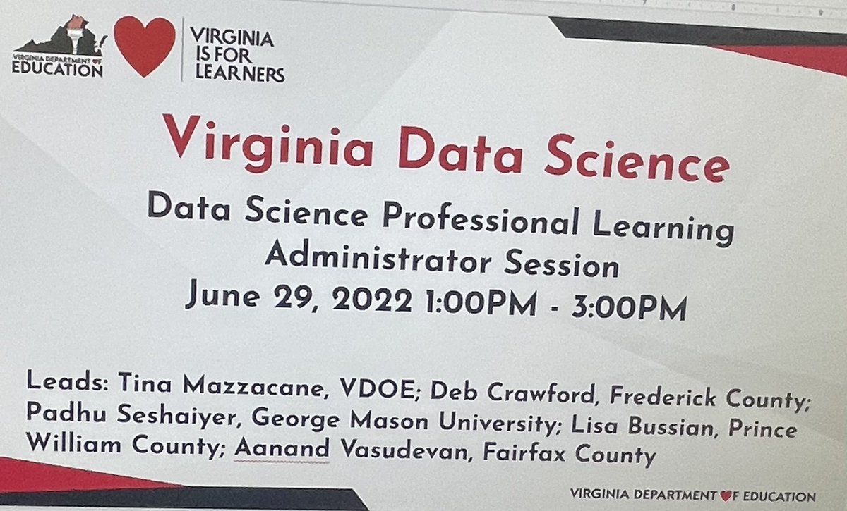 Awesome afternoon learning about the future of Data Science!  Honored to work with those leading the way!  <a href="/Deb__Crawford/">Deb Crawford</a> <a href="/jaltendorf17/">Joanne Altendorf</a>