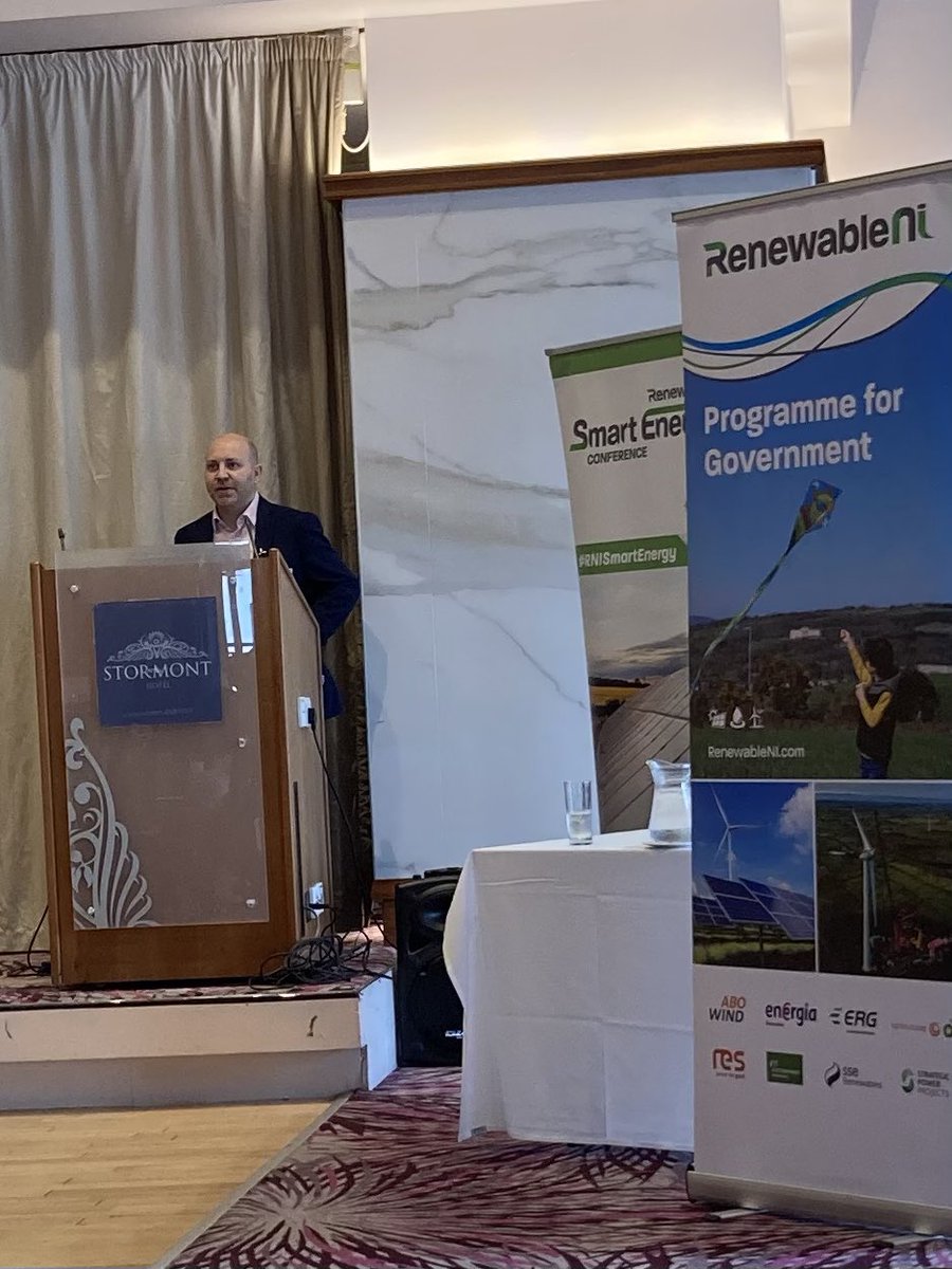 DannyDonnelly1's tweet photo. Big thanks to Steven Agnew &amp; @RenewableNI for a very informative breakfast event this morning to launch their programme for government. Great to meet industry leaders and dept officials and discuss how to grow NI renewable energy sector to meet our climate change targets. #RNIPfG https://t.co/pAC5KHMD1l