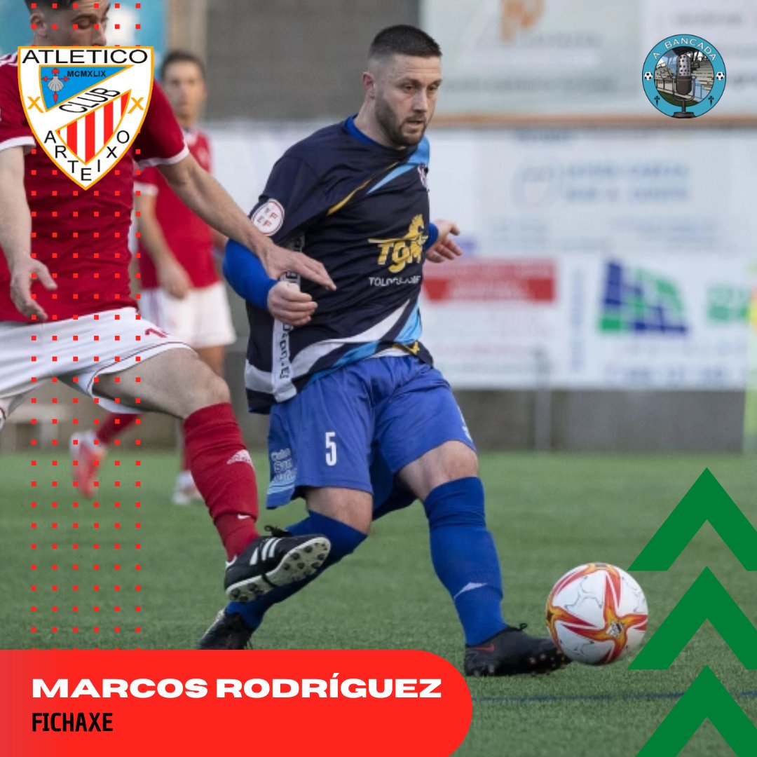 #MercadoVerán💰

❗️❗️ O <a href="/AtlArteixo/">Atlético Arteixo</a> confirma a fichaxe do central <a href="/Marquititos23/">Marcos Rodriguez Martinez</a>, procede do <a href="/CSDArzua/">CSD Arzúa</a>.
➡️ O xogador santiagués acumulou 2.183 minutos e marcou dous goles a tempada pasada.