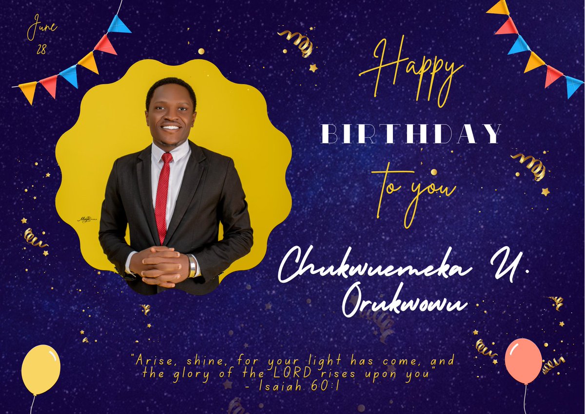 theAAgenda's tweet photo. We celebrate a Global Icon, and Model of Youth Excellence! Happy Birthday Chukwuemeka Orukwowu @EmekaOrukwowu, Soar Higher, and succeed beyond your imaginations 🌍🙏
There's more ahead, and the best is just beginning! 🎉🎉🎉
#TheAudaciousAgenda
#ActivateYourVoice
#10xTheVision https://t.co/E778n6X6qj