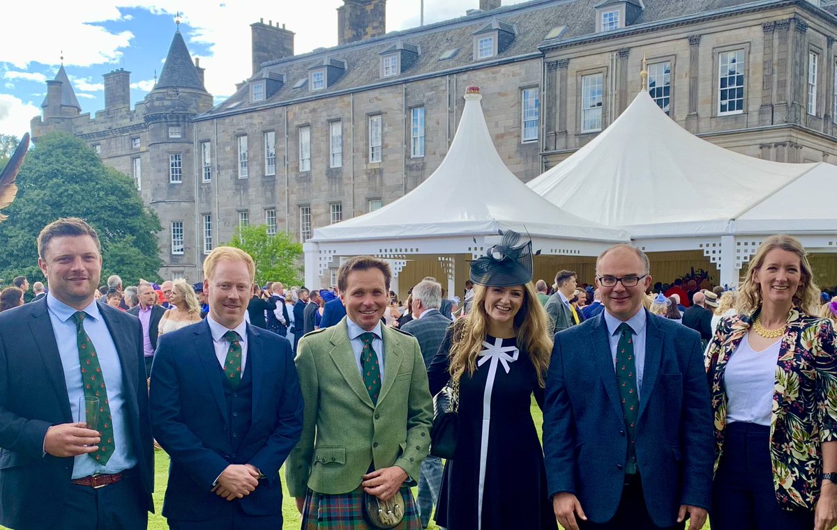 Nuffield Scotland 🏴󠁧󠁢󠁳󠁣󠁴󠁿 had a fantastic day out at the Holyrood Garden Party, attended by many senior royals. Days like today make me extremely proud to Chair such a dynamic group.