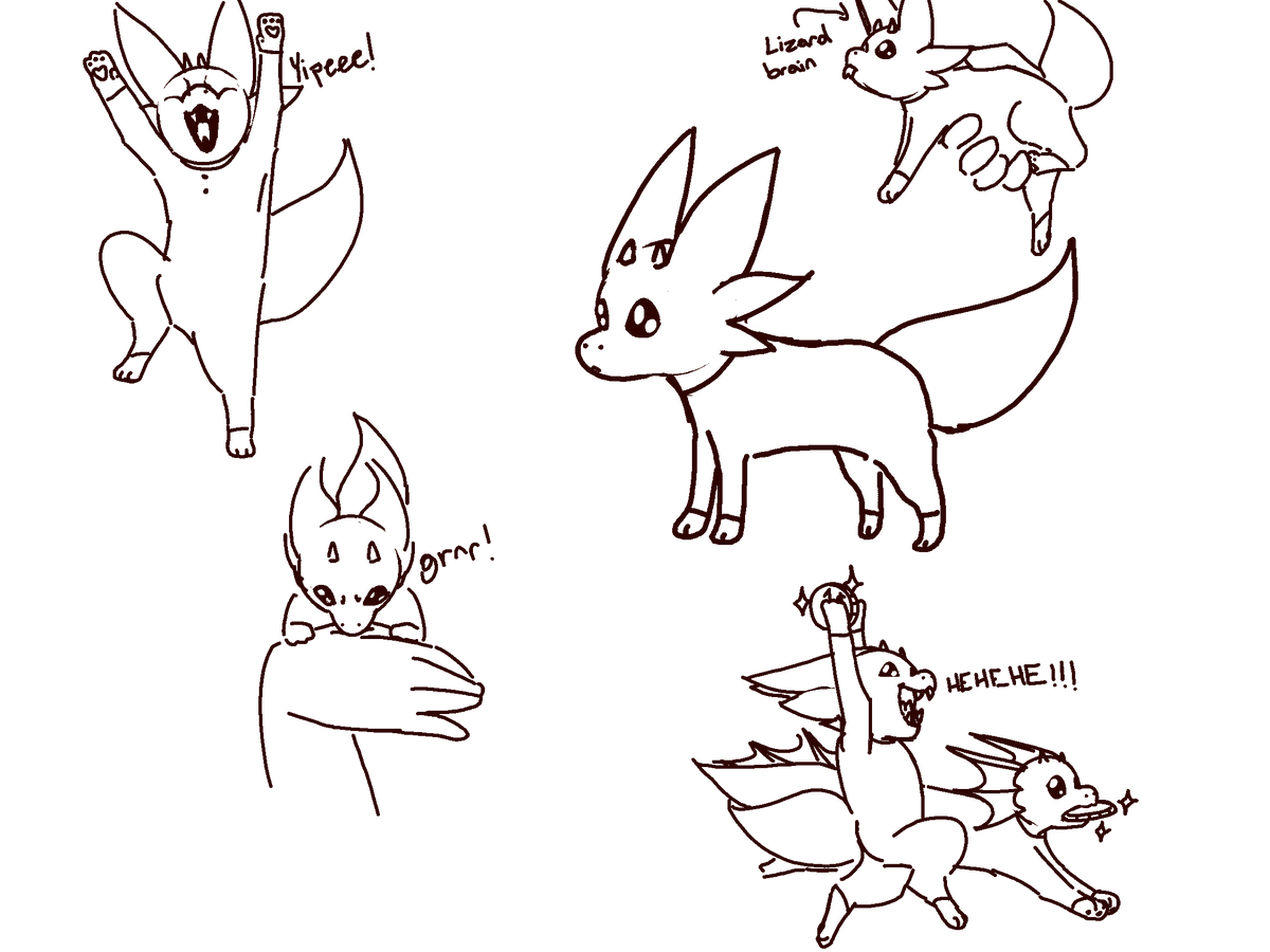 Aspectdendo's tweet photo. ATTENTION! Kobold twitter DON'T LET THIS FLOP!
#Tinykobolds are baby kobolds and they look like this https://t.co/xAgFJ92eem