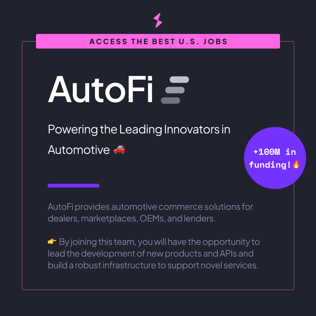 beontechok's tweet photo. We're unlocking innovation with top talent. 🔓

Get access to the best remote jobs in disruptive U.S. companies like @AutoFi_inc. 🚀

Apply now. 💙 https://t.co/485Advdflg

#techtwitter #thedevlife #remotework #hiring #latamdev #meetourpartners #careercoach https://t.co/lmjW3VUo3f