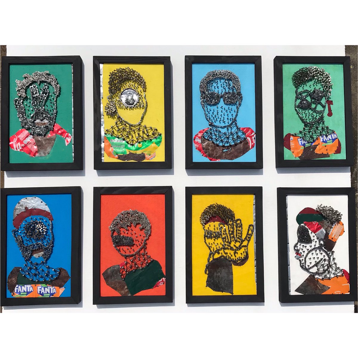 loko_syl's tweet image. #visage voilé  série ,30cm x 20cm de chaque 
#techniquemixte #fildefer #pointetapisier#metal #surdicontreplaqué
#artfrombenin #artexhibition 
#artwork
#workfromhome #workhard 
#artneversleeps 
#questionnementhumain 
#collectionneurartcontemporain 
#collection @olivia_dptbis 
🇧🇯