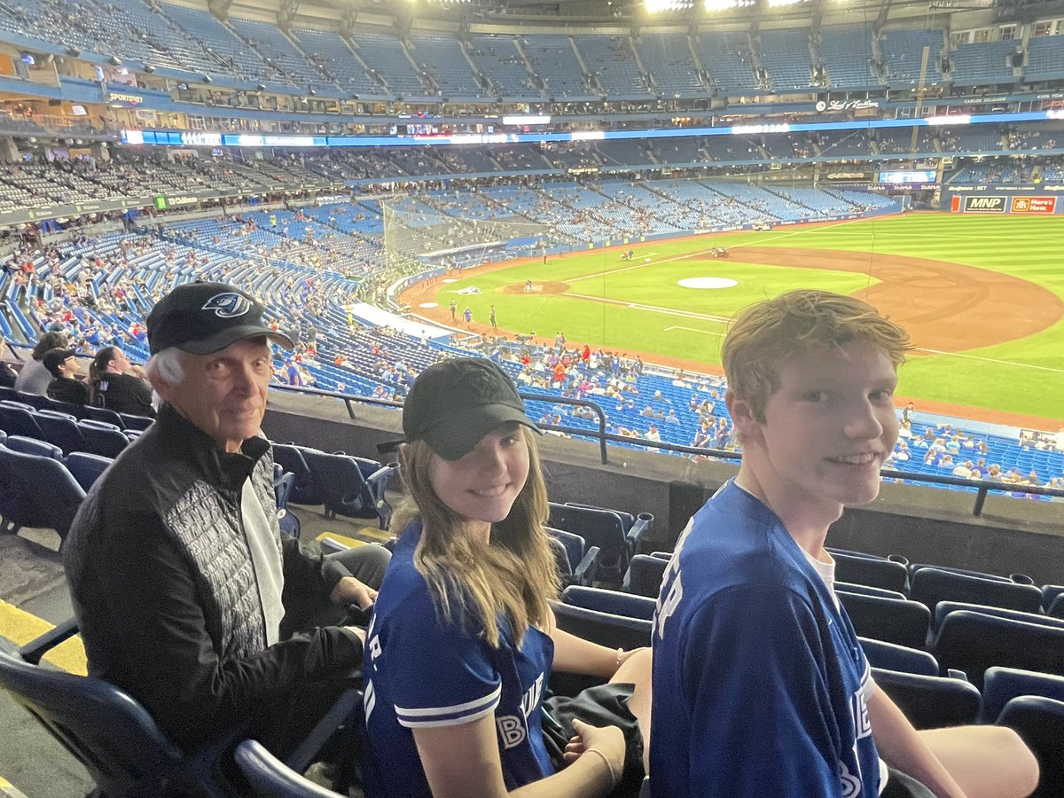 GroutOgden's tweet photo. At the game!!! Got Jays Go #NextLevel https://t.co/3RKYGWTUb6