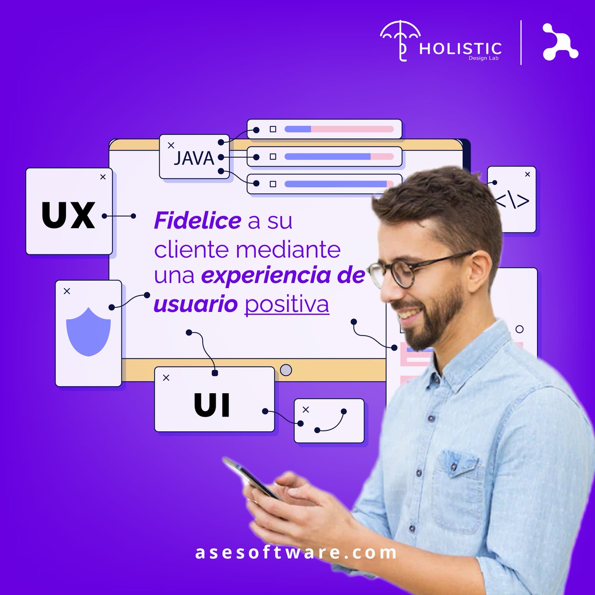 Asesoftware_'s tweet image. La #ExperienciaDeUsuario es importante para satisfacer las necesidades de sus usuarios. Desde Holistic Design Lab, trabajamos con diferentes metodologías para potenciar el valor de sus servicios y productos. Conozca cómo hacerlo posible AHORA —-&amp;gt; asesoftware.com/design/