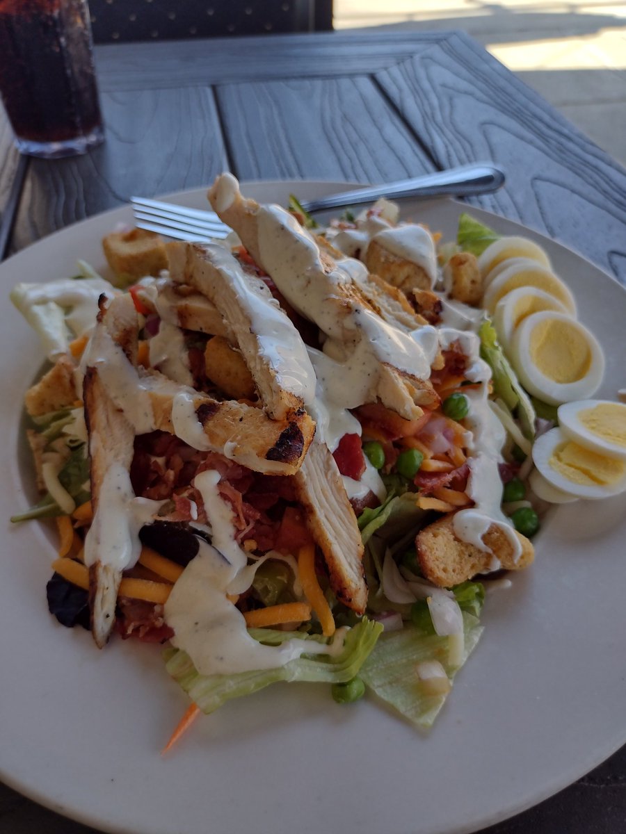 Glad <a href="/Dawsons_on_Main/">Dawsons on Main</a> put the grilled chicken BLT salad back on the menu! I love it!