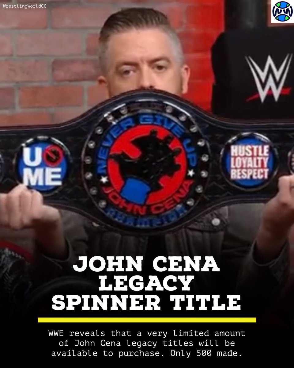 WrestlingWorldCC on Twitter "John Cena legacy title will available for pre order in late July 🔥