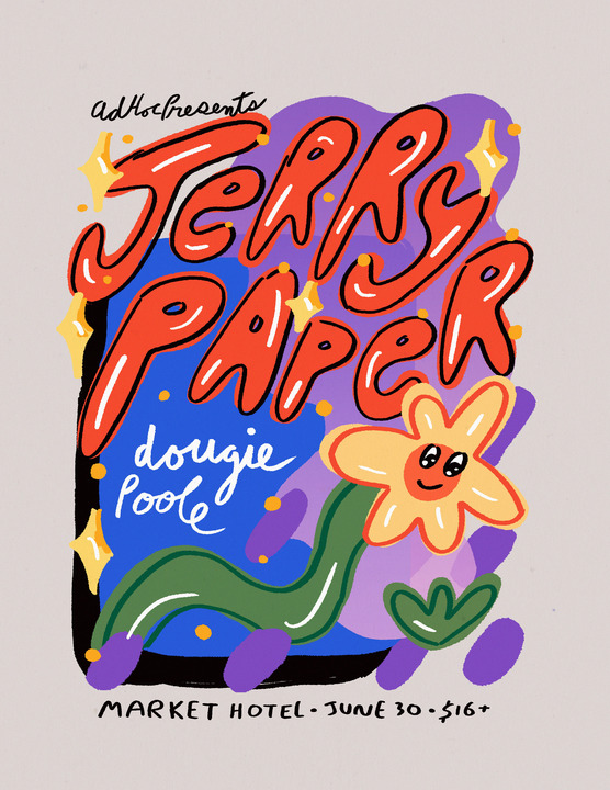 TOMORROW at @markethotelnyc! Don't miss @JerryPaperREAL + @dougiepoole666! bit.ly/AdHoc-JerryPap…