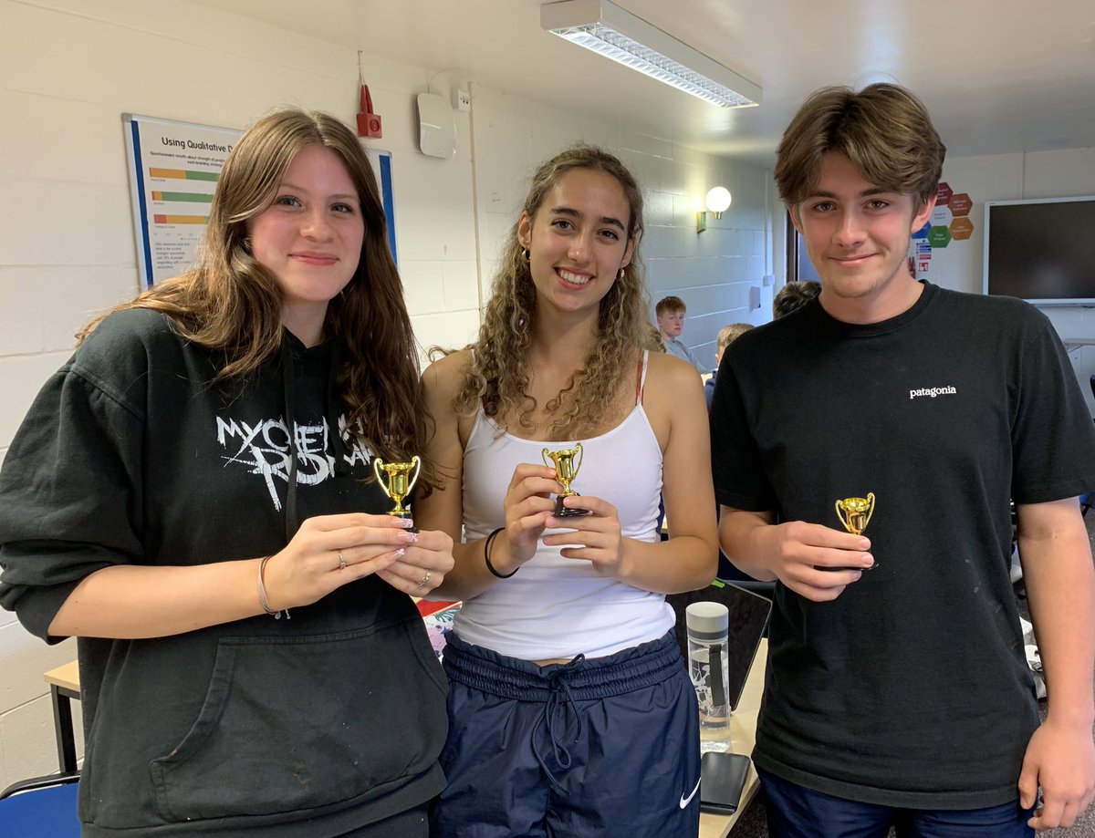 KGS_Geography's tweet photo. Wednesday’s Geographer of the Day (GoD) awards go to Rosalind, Fia and Daniel 🏆🎉🏅😀 @KGS1561 https://t.co/y3FxedtGvx