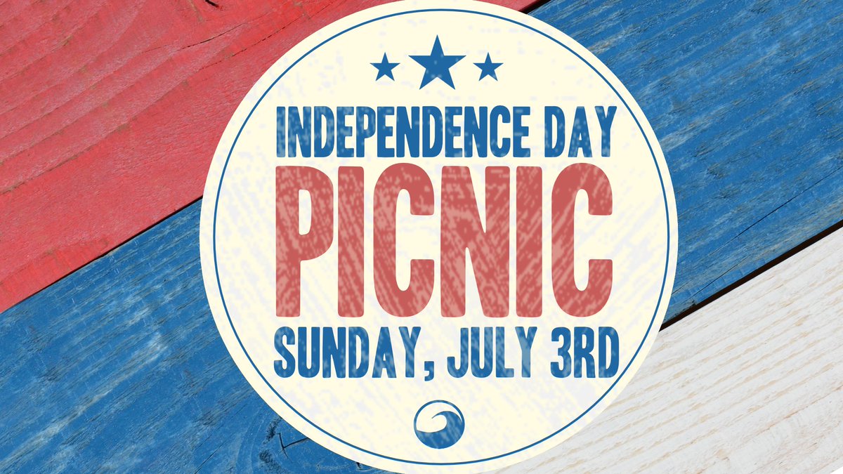 Join us for Independence Day Picnic on Sunday, July 3rd at Canyon Ridge! We’ll hold services at 8:30 AM & 10:30 AM. After that, we’ll head down to the Kearny Mesa Rec Center for a picnic. Everyone’s invited! Bring bats, balls, lawn chairs, blankets & food for your family +1.
