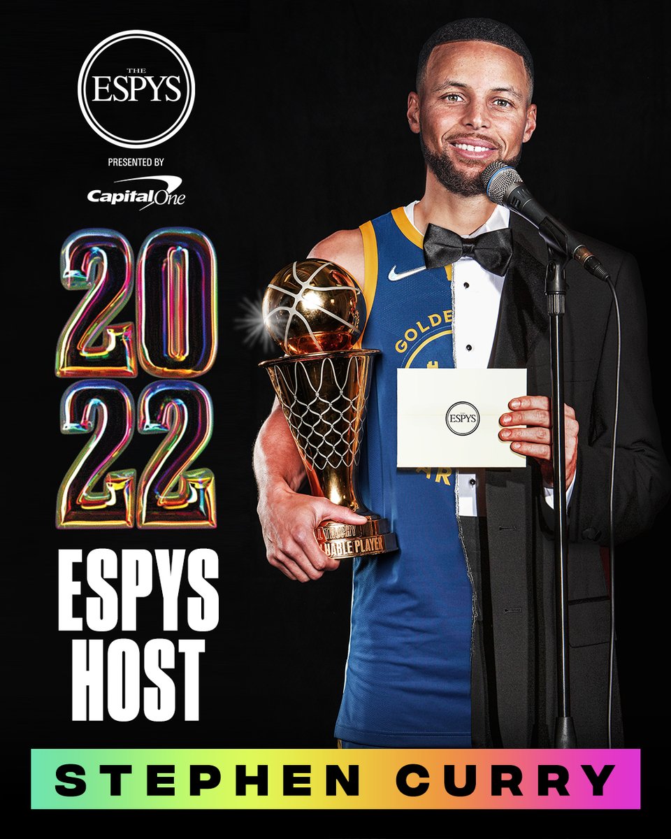 📝 @DavidsonCollege Graduate 🎬 Academy Award Winner 👑 All-Time 3-Point King ⭐️ All-Star MVP 💪 Western Conference Finals MVP 🏆 4-Time NBA Champion 😴 Unanimous Finals MVP 🎤 @ESPYS Host Get ready, @espn @ABCnetwork!