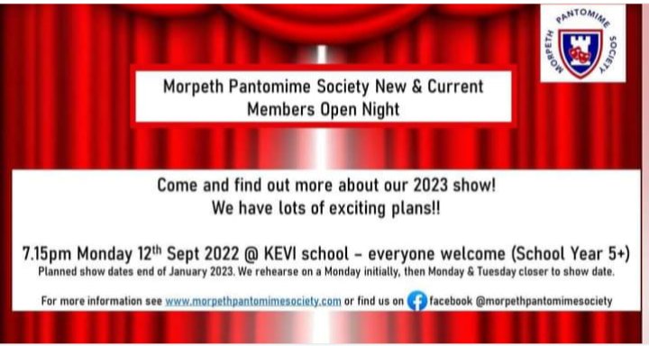 Morpeth Pantomime Society tweet media