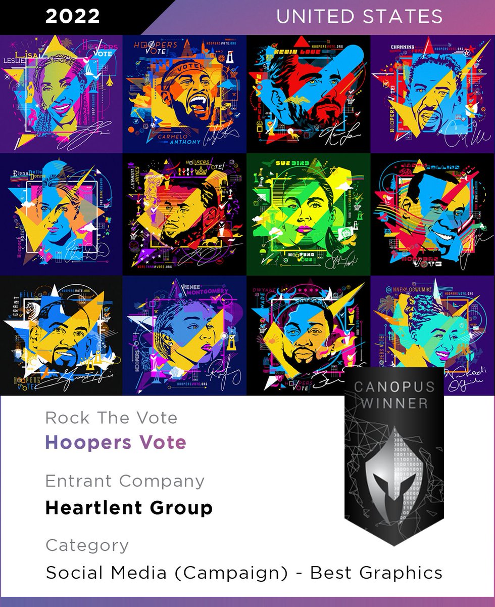 ElliotGerard's tweet photo. With yesterday's shocking hearings it's more important than ever to make a difference when it comes to voting rights. I take pride in the fact that @heartlentgroup continues to be celebrated for our 2020 @rockthevote campaign #hoopersvote,this @vegaawards brings it to 18 awards. https://t.co/J4ZXtuRNjy