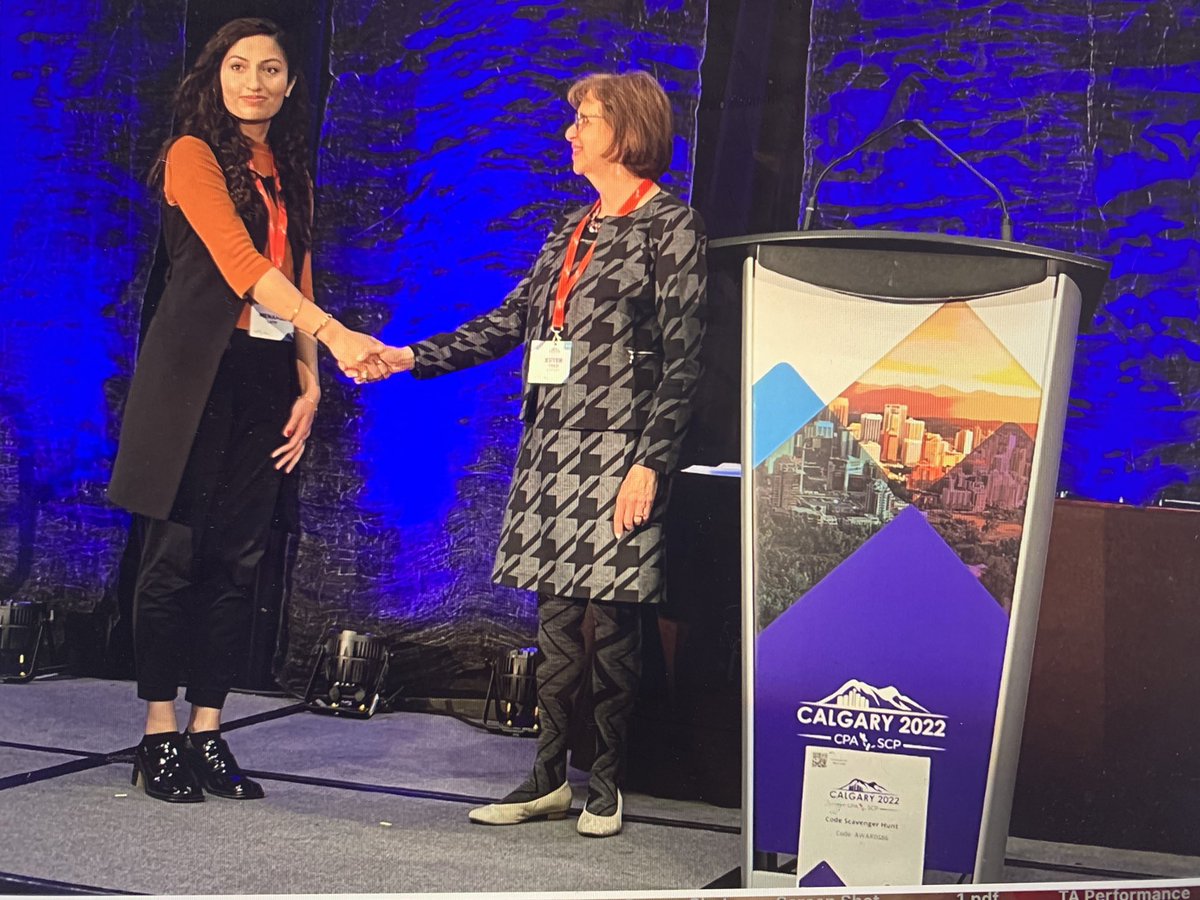 Menahal Latif (@menahallatif) on Twitter photo It was a pleasure to attend #CPA2022 A special thank you to <a href="/StrongMindsCda/">Strong Minds Strong Kids, Psychology Canada</a> for providing me with the opportunity to share my research at this years convention #drharveybrookeraward #CPAawards It was a pleasure to attend #CPA2022 A special thank you to <a href="/StrongMindsCda/">Strong Minds Strong Kids, Psychology Canada</a> for providing me with the opportunity to share my research at this years convention #drharveybrookeraward #CPAawards