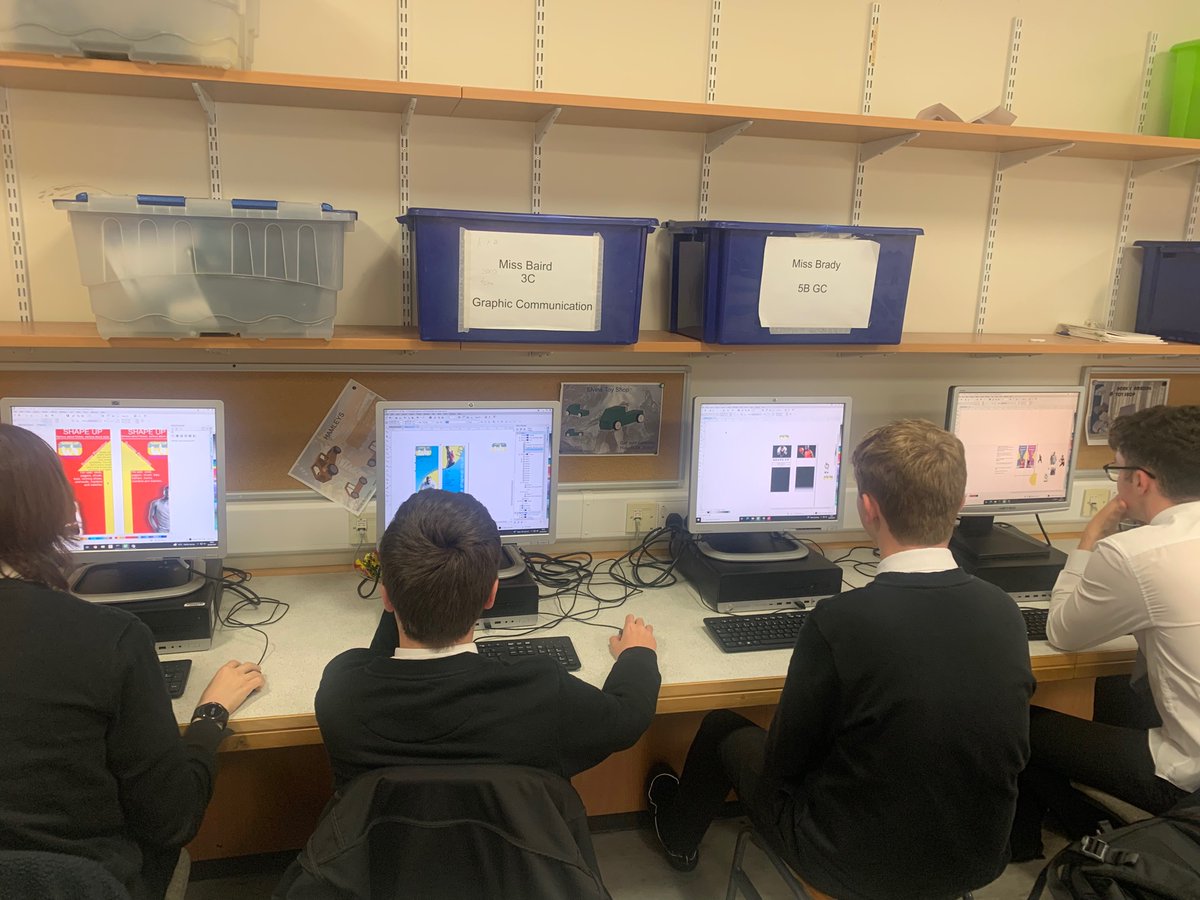 My Higher Graphics class are still working hard creating visual impact using various design elements and principles creating some amazing DTP work on Coreldraw. 🤩 #DTP #Skillbuilder #Article28 <a href="/HermitageAcTech/">Hermitage Technical</a>