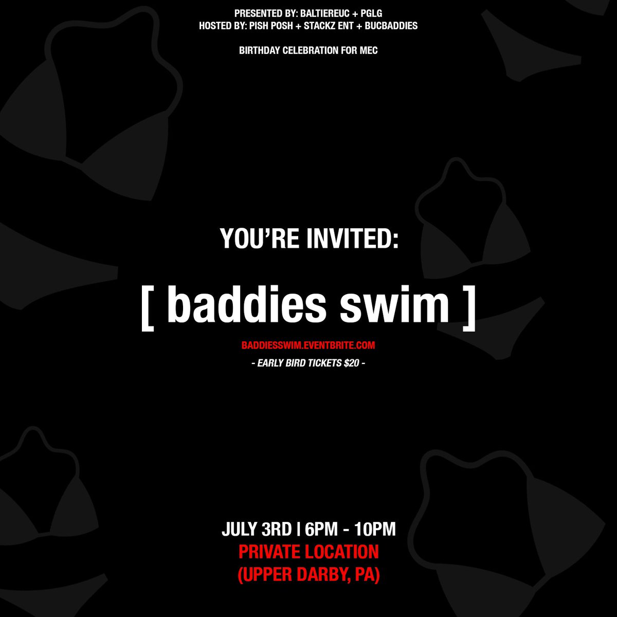 persivnrxgs's tweet photo. COME PARTY WITH US this Sunday🤪🥳🥳 Link in my Bio💚🥂🔫 @baltiereuc 

#BUC #baddiesswim #NationalCameraDay #MeganTheeStallion #superache #ExpediaChat https://t.co/RKZsKrbKep