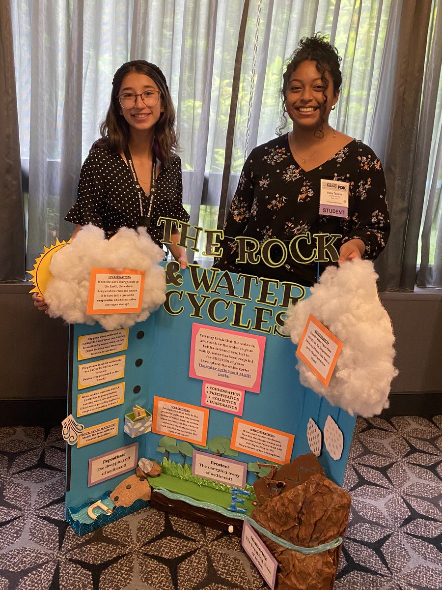 Katelyn Chavez &amp; Vicky Tavarez tied 1st place NATIONALLY in their Interactive Bulletin Board Competition! 🥳