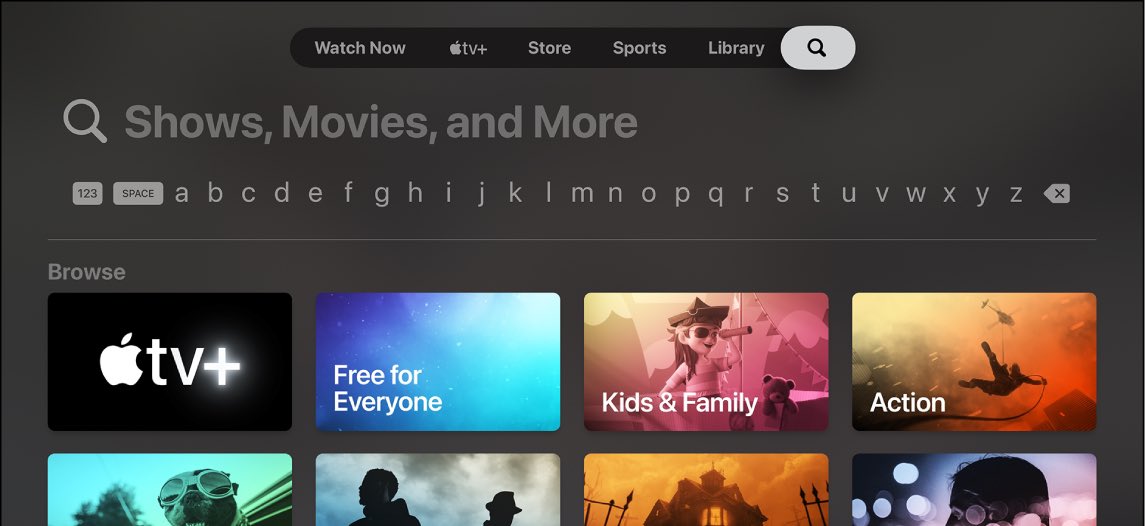 David__Stop's tweet image. dear @AppleTV , please direct me to the person who designed this search bar. i just want to talk.