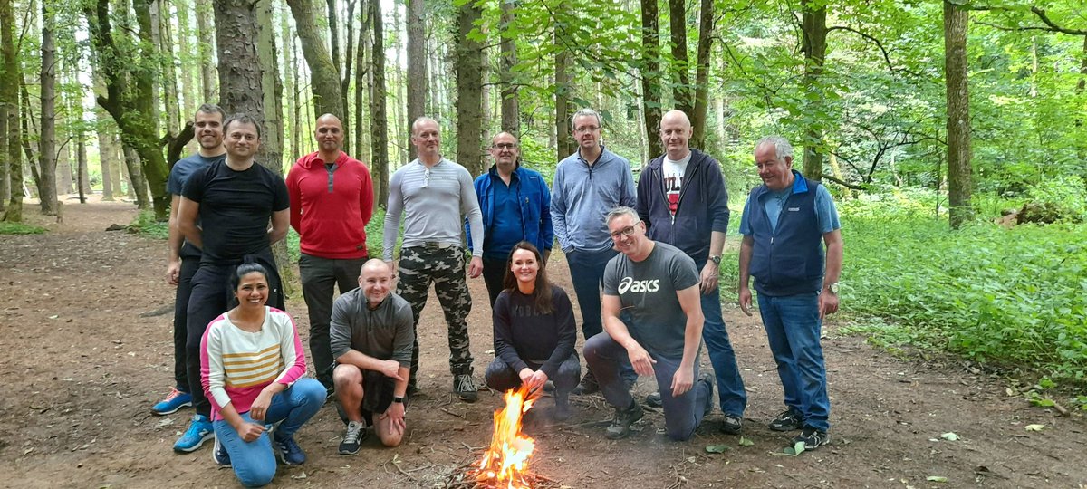 Thanks to today's Team Adventurers from <a href="/sasintgroup/">SAS International</a> who had a go at archery, axe throwing, shelter building and fire lighting. 
Great communication and team working, and lots of great banter too! 🔥 
Drop us a line to start planning a #teamday with a difference in #Bridgend!
