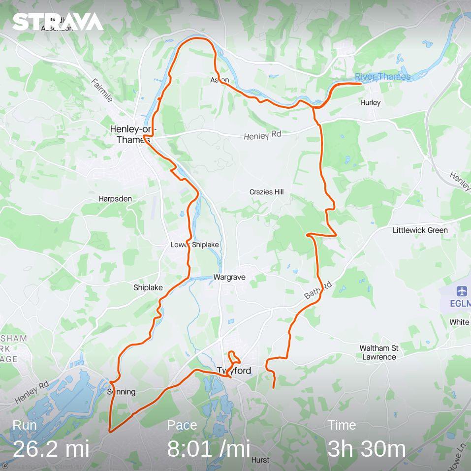 JMarathons's tweet photo. Check out my run on Strava.                  
https://t.co/2Jhv9CAt4G https://t.co/A7seM04mav