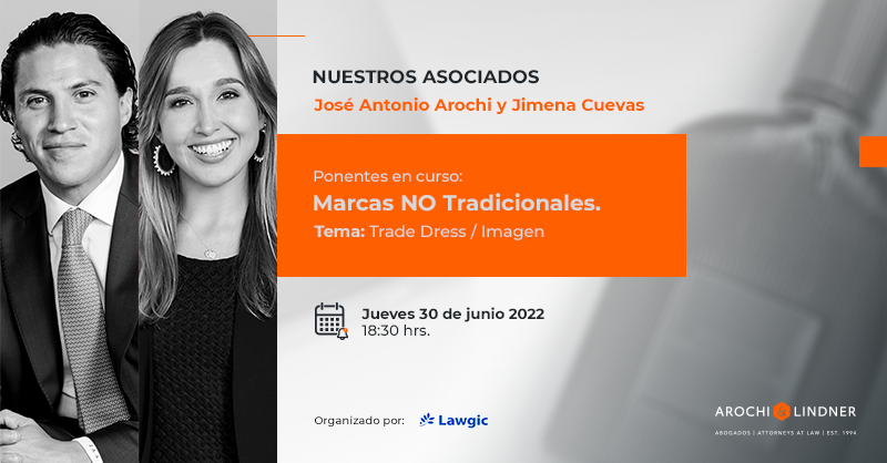 ArochiLindner's tweet photo. Mañana te invitamos a participar en el curso “Marcas NO Tradicionales” organizado por Lawgic Simple y Claro, donde nuestros Asociados José Antonio Arochi y Jimena Cuevas Bautista, hablarán sobre Trade Dress / #Imagen #comercial.

Registro: https://t.co/Ju64v4kjh6 https://t.co/xXvyPkDFaA