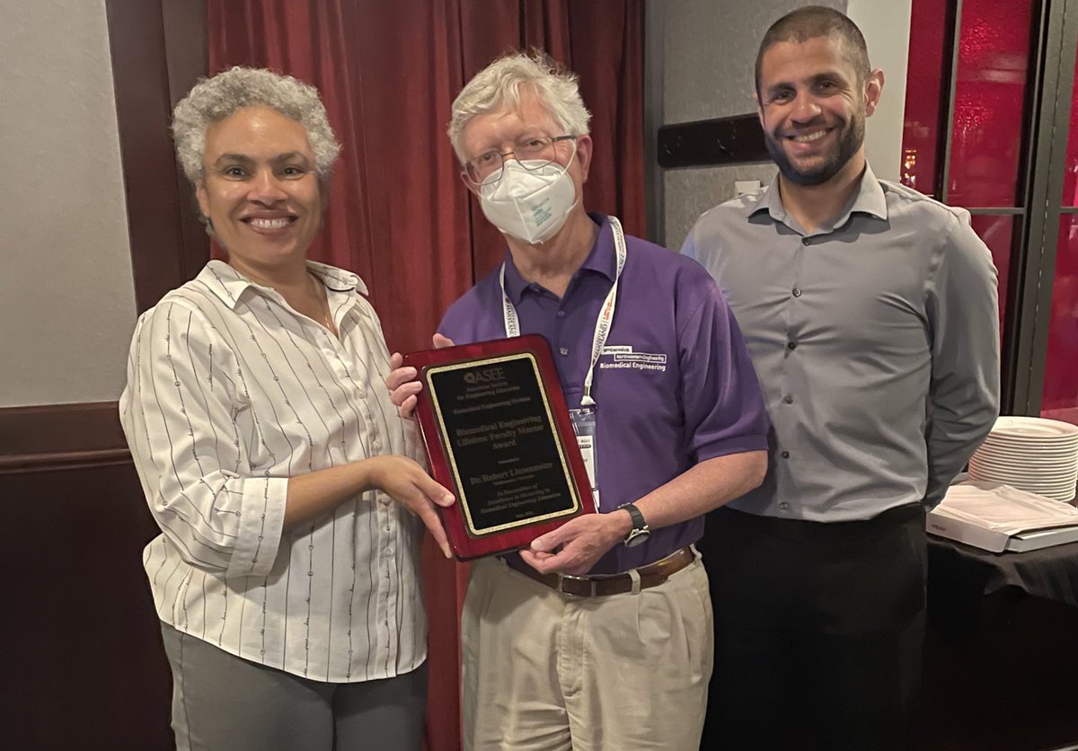 Aileen Huang-Saad (@aileenroux) on Twitter photo Today we celebrate the value of #mentorship with the first <a href="/ASEE_DC/">ASEE</a> #BME Lifetime Faculty Award. Thank you Rob Linsenmeier for #mentoring other faculty to advance their careers in #engineeringeducation. Your impact is vast! <a href="/NorthwesternBME/">Northwestern University - Biomedical Engineering</a> <a href="/NorthwesternEng/">Northwestern Engineering</a> Today we celebrate the value of #mentorship with the first <a href="/ASEE_DC/">ASEE</a> #BME Lifetime Faculty Award. Thank you Rob Linsenmeier for #mentoring other faculty to advance their careers in #engineeringeducation. Your impact is vast! <a href="/NorthwesternBME/">Northwestern University - Biomedical Engineering</a> <a href="/NorthwesternEng/">Northwestern Engineering</a>