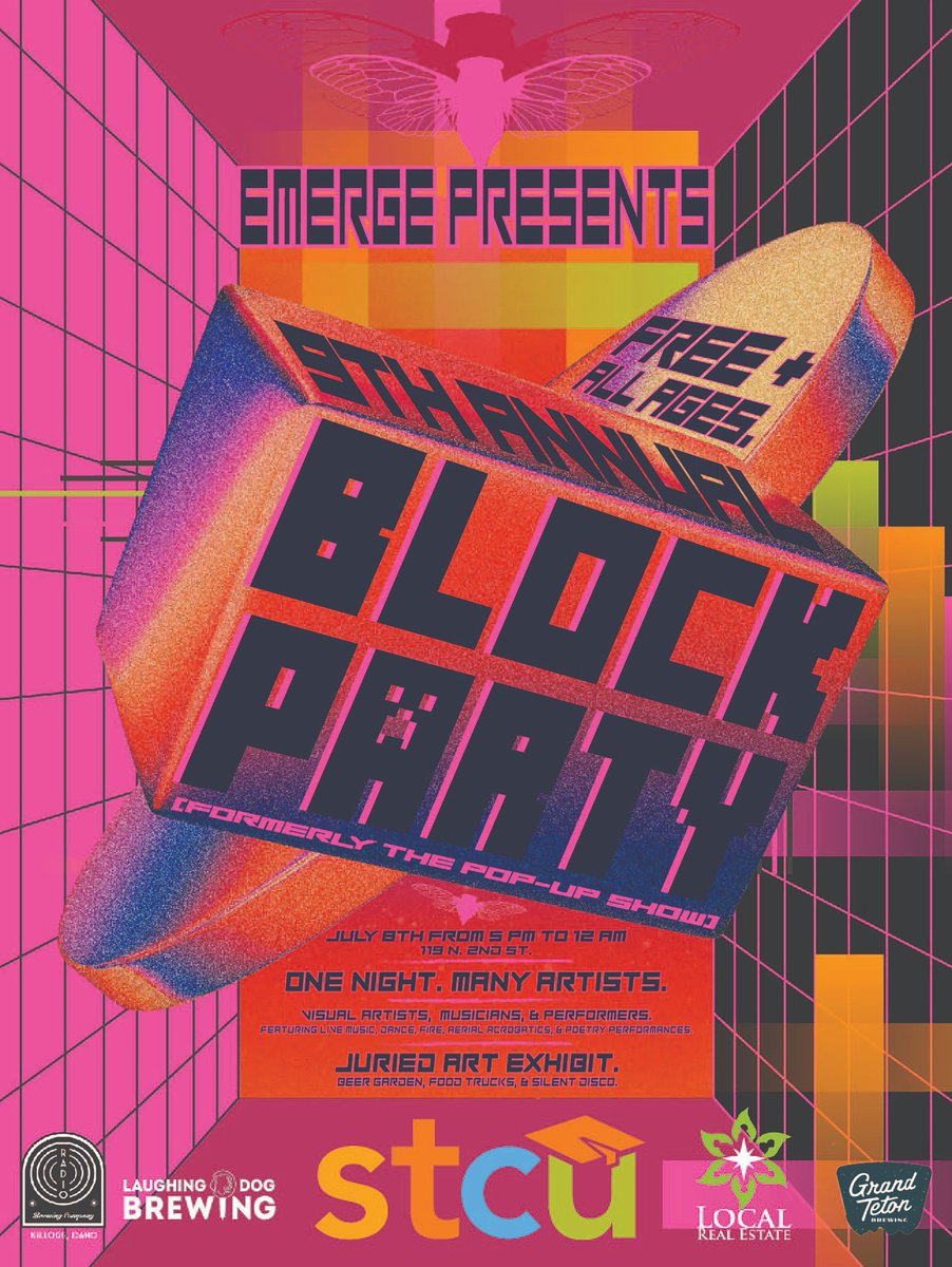 #Emergecda is stoked to announce the 9th Annual #EmergeBlockParty on July 8th! 5:00pm - midnight. come thru!