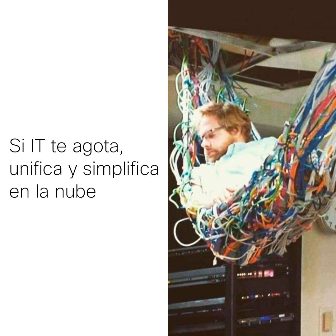CiscoLatam's tweet photo. Equipos de IT 📢 Unidos venceremos, divididos caeremos.

Descubran las nuevas experiencias unificadas, para un equipo de TI unificado: https://t.co/6yibSb37Nq 

#CiscoMeraki #CiscoCatalyst #CiscoNexus #ThousandEyes #SASE #WiFi6E https://t.co/arnrkCtvaA