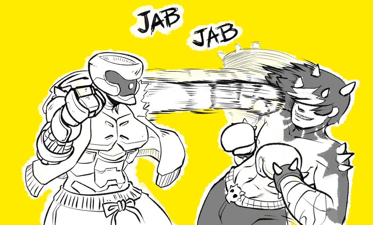 ThePixxxel's tweet photo. a quick and innocent little fight between @spicymancer's Sho-to and @RoyalsFlesh's Killian King

that combo seems familiar... https://t.co/u8ZKN7ULvH
