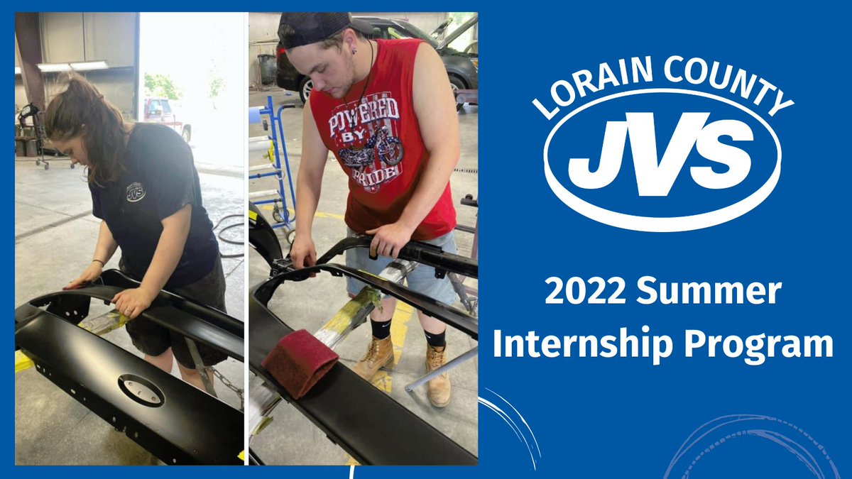 LorainCountyJVS's tweet image. #LCJVS Collision Repair seniors, Matt Hinkle from #firelands, and Raylynn Layne from #midview, are working hard at Liberty Ford in Vermilion as part of the LCJVS Summer Internship Program. Matt and Raylynn are prepping some parts for paint in these photos. Keep up the great work!