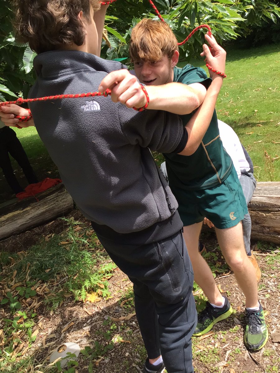 The year 11’s enjoyed getting all tied up during their Sixth Form Welcome day today! Looking forward to watching them thrive over the next two years! #newchapters #sixthformadventure <a href="/EmbleyHampshire/">Embley</a> <a href="/EmbleyHead/">Headmaster</a> @EmbleyDeputy <a href="/EmbleySixthForm/">Embley Sixth Form</a>