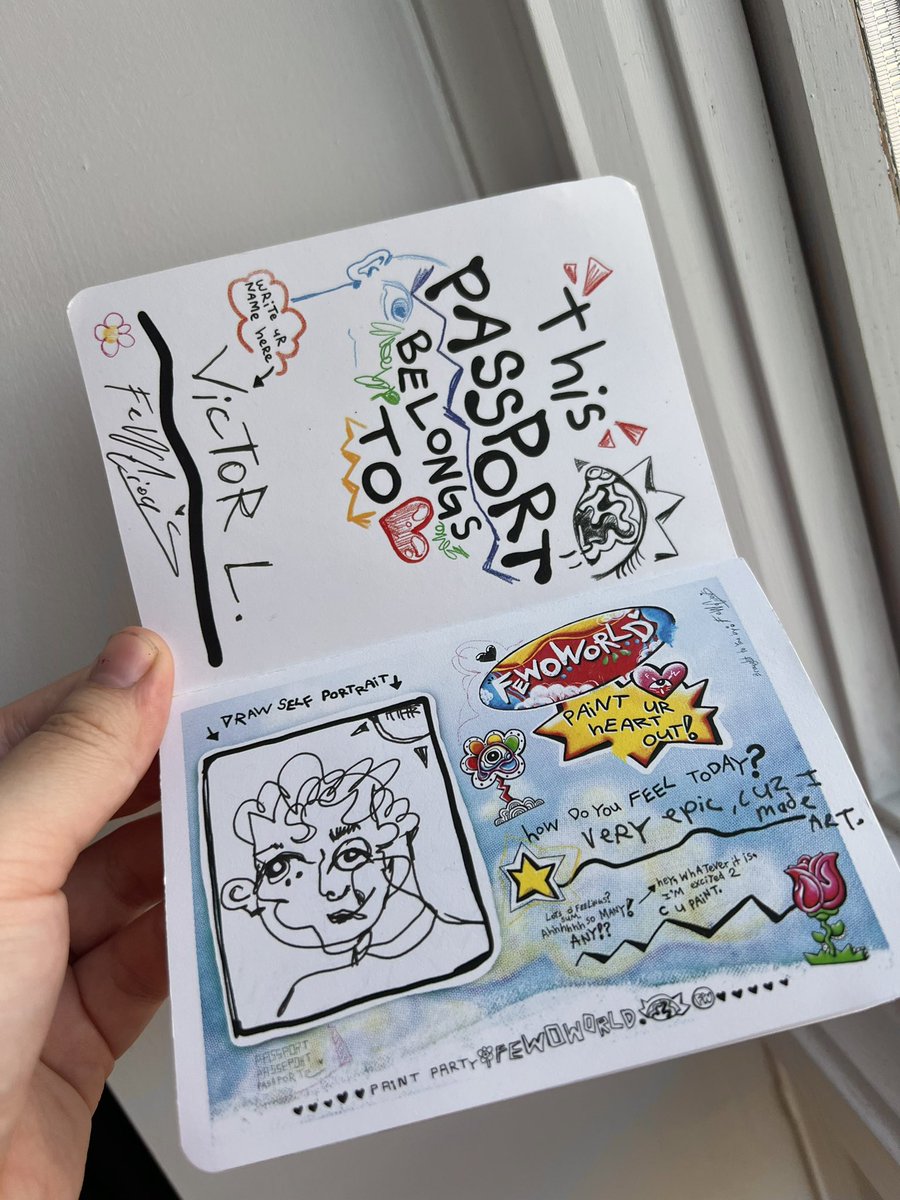 fewocious's tweet image. HI IM VICTOR AND THIS IS MY SELF PORTRAIT ❤️🫡 SEND ME PICS OF UR DOODLES FROM FEWOWORLD !!! 👀❤️ I WANNA MEET UUUUU 🤠🕺