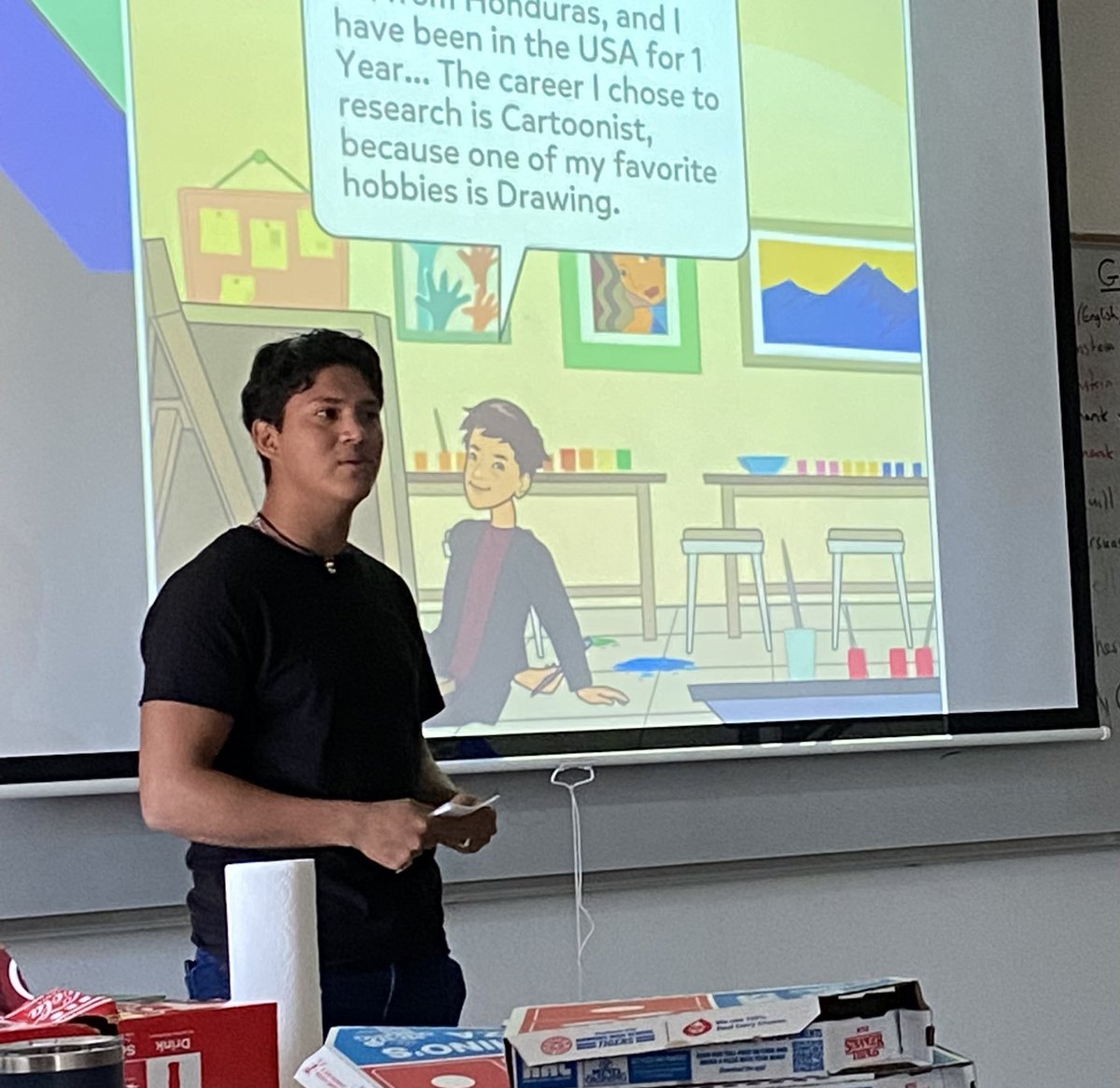Sarasparks21's tweet photo. Summer school is wrapping up and our high school newcomers blew us away with their college and career presentations. For many of them, it was their first oral presentation in English. They were fluent, articulate, and inspiring! Way to go kiddos and @megandwyer and @McGoonLHS https://t.co/agTkHSEOut