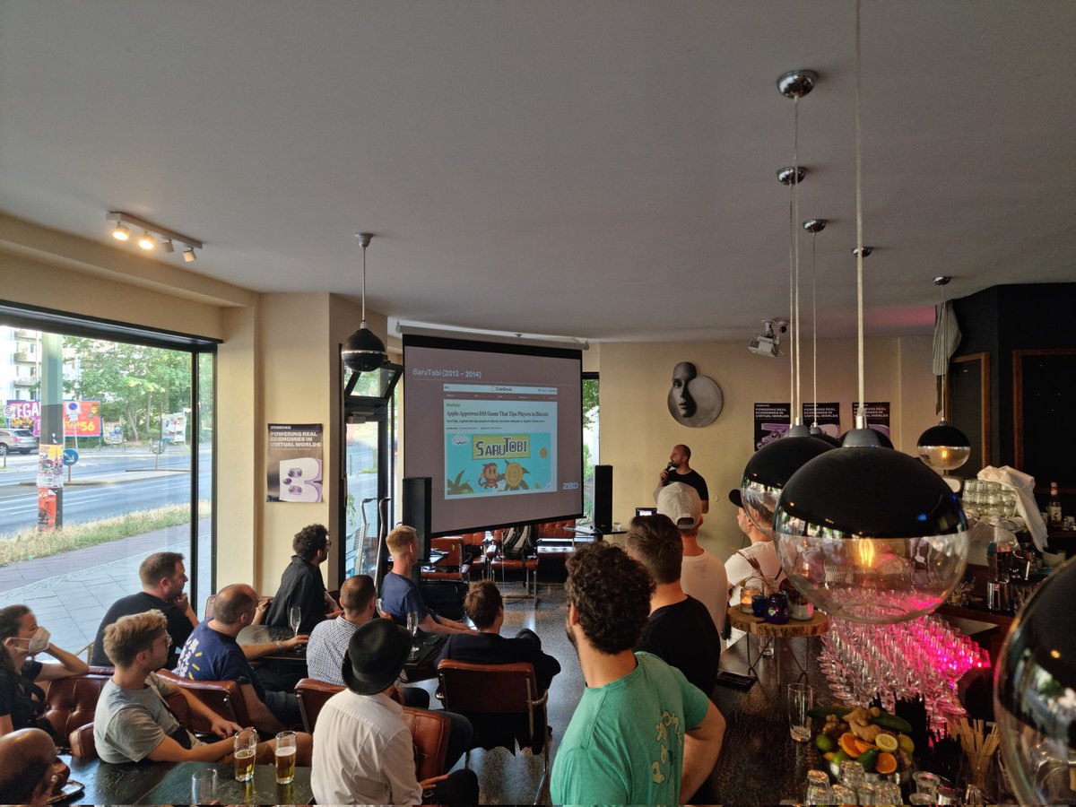 zbdpay's tweet photo. Our first ZBD IRL event is a wrap! 🎉
Thank you @pnkfrg for co-hosting and welcoming us to Berlin!

Talks, panels and playing #Bitcoin games – just the way we like it ✨
Special thanks to @THNDRGAMES and @EverdreamSoft for joining us on the panel! https://t.co/6IMwQpuw39