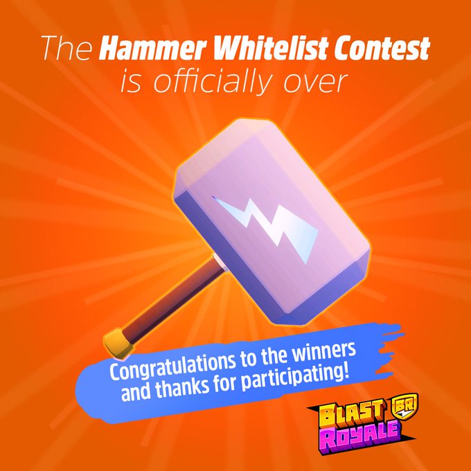 blastroyaIe's tweet photo. 🔨 HAMMER WHITELIST RESULTS 🔨

This week was unforgettable🔥 You gave us so much inspiration! Thank you! 😇We’ll have more challenges soon! 🤩 Stay tuned! 🔔

Congratulations to the winners 👏
Gholbidar74431
Jackz_Research
Knishiknushi
LupinV_Research
m1nd_game https://t.co/rdvlDawS60
