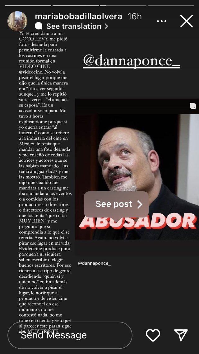 ValeWolf's tweet photo. Qué fuerte lo de Coco Levy. Ya se destapó la cloaca 🫢
Solo se necesita una para que empiecen a hablar todas. Hay productores que quieren usar sus compañías como un servicio de escorts. Se sabe. Pero son explotadores sexuales y luego ellos mismos inventan que hay un catálogo 😑 https://t.co/OKNX86xUTc